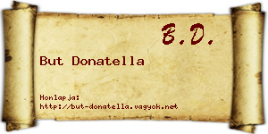 But Donatella névjegykártya